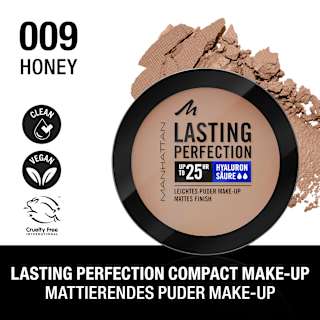Puder-Foundation Lasting Perfection 009, LSF 20 MANHATTAN Cosmetics