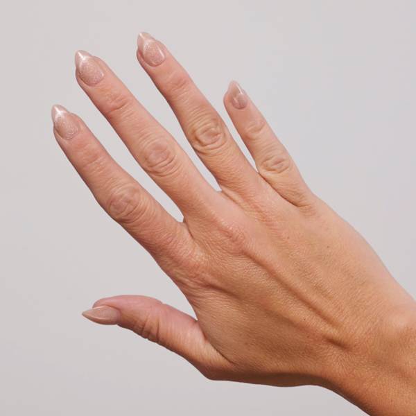 Künstliche Nägel Soft Gel Press Ons Cat Eye French Short Almond Maniko