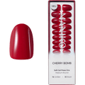 Künstliche Nägel Soft Gel Press Ons Cherry Bomb Medium Round Maniko