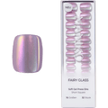 Künstliche Nägel Soft Gel Press Ons Fairy Glass Short Square Maniko