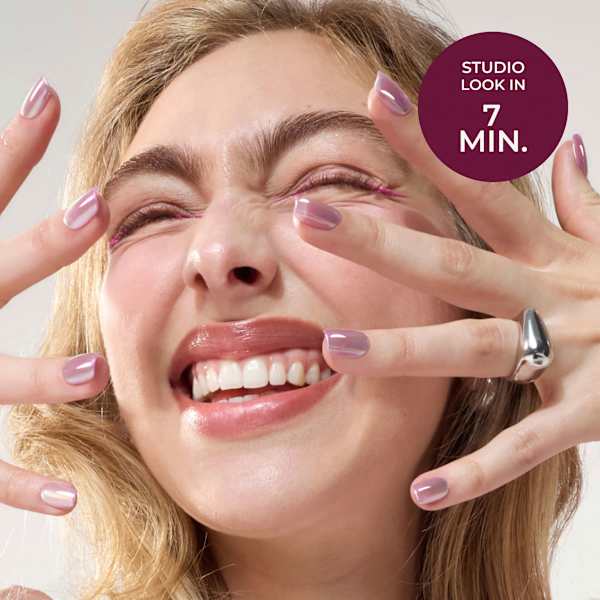 Künstliche Nägel Soft Gel Press Ons Fairy Glass Short Square Maniko