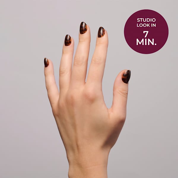Künstliche Nägel Soft Gel Press Ons Leo Love Short Round Maniko