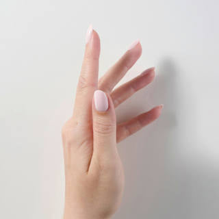 Künstliche Nägel Soft Gel Press Ons Powder Medium Round Maniko