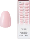 Künstliche Nägel Soft Gel Press Ons Powder Medium Round Maniko