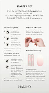 Starterset UV Gel Nagelfolien Babyboomer Rosé Maniko