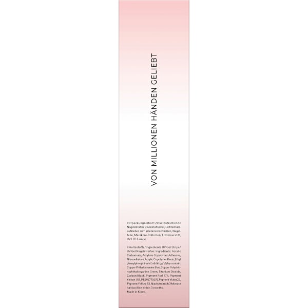 Starterset UV Gel Nagelfolien Babyboomer Rosé Maniko