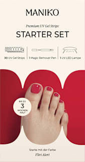 Starterset UV Gel Nagelfolien Pediküre Flirt Alert  Maniko