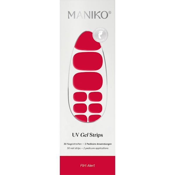 Starterset UV Gel Nagelfolien Pediküre Flirt Alert Maniko