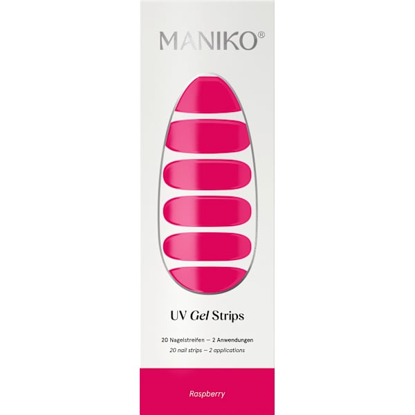 Starterset UV Gel Nagelfolien Raspberry Maniko