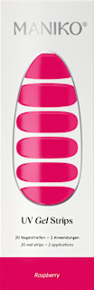 Starterset UV Gel Nagelfolien Raspberry Maniko