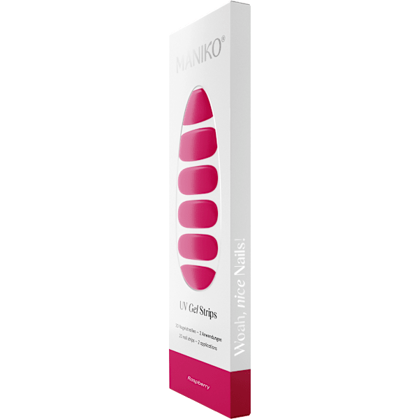 Starterset UV Gel Nagelfolien Raspberry Maniko