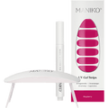 Starterset UV Gel Nagelfolien Raspberry Maniko