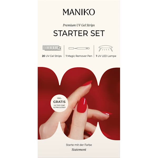 Starterset UV Gel Nagelfolien Statement Maniko