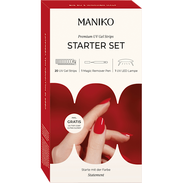 Starterset UV Gel Nagelfolien Statement Maniko