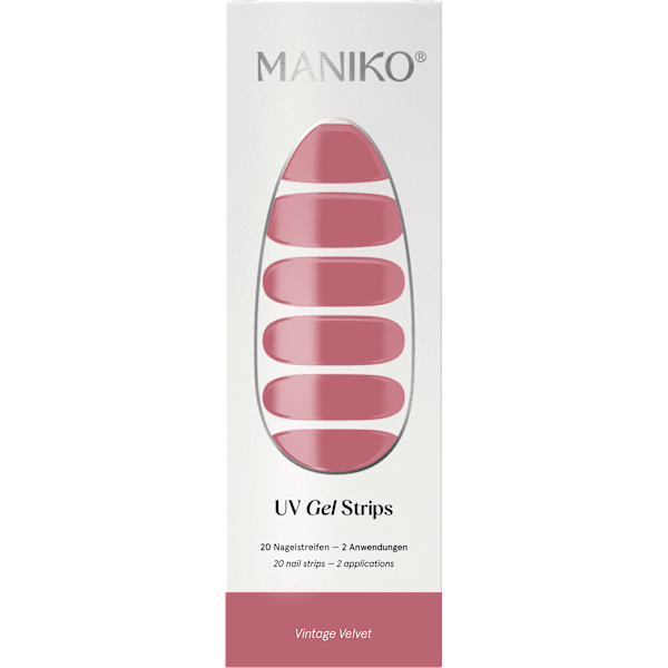 Starterset UV Gel Nagelfolien Vintage Velvet Maniko