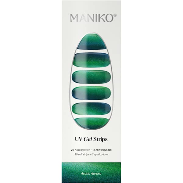 UV Gel Nagelfolien Arctic Aurora Maniko