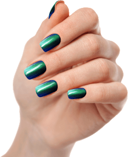 UV Gel Nagelfolien Arctic Aurora Maniko