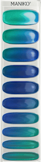 UV Gel Nagelfolien Arctic Aurora Maniko
