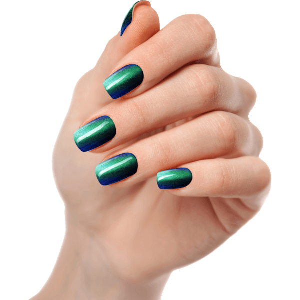 UV Gel Nagelfolien Arctic Aurora Maniko
