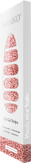 UV Gel Nagelfolien Glittery Rosé Maniko