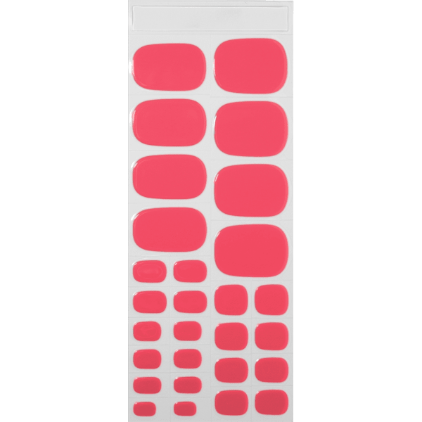 UV Gel Nagelfolien Pediküre Hibiscus Maniko