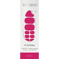 UV Gel Nagelfolien Pediküre Raspberry Maniko