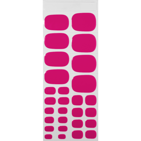 UV Gel Nagelfolien Pediküre Raspberry Maniko