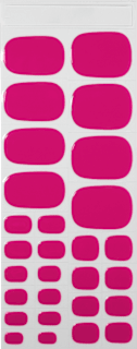UV Gel Nagelfolien Pediküre Raspberry Maniko