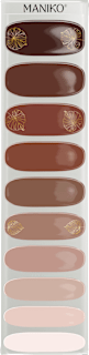 UV Gel Nagelfolien Toffee Twinkle Maniko