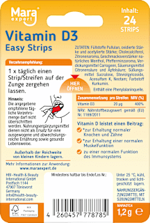 Easy Strips Vitamin D3 Zungenstreifen Mara