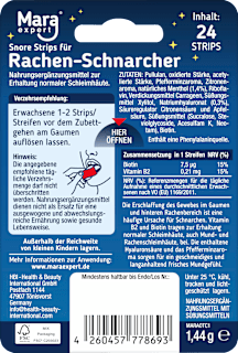 Snore Strips Rachen-Schnarcher Gaumen-Streifen Mara