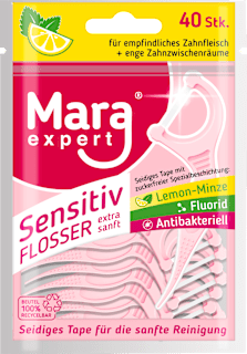 Zahnseidesticks Sensitive Flosser Mara