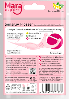 Zahnseidesticks Sensitive Flosser Mara