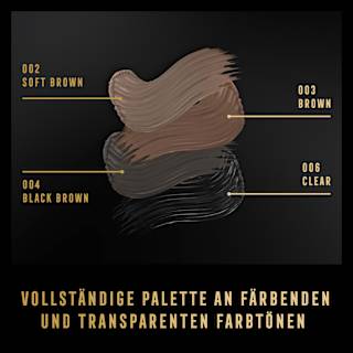 Augenbrauengel 2000 Calorie 04 Black Brown MAX FACTOR