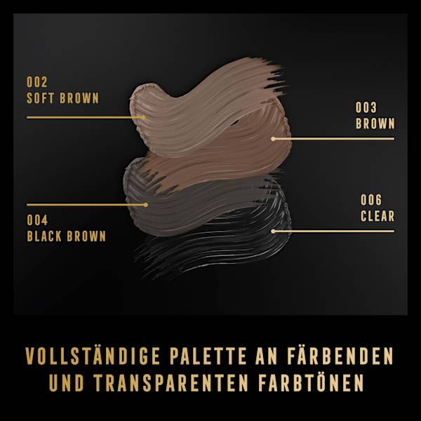Augenbrauengel 2000 Calorie 04 Black Brown MAX FACTOR