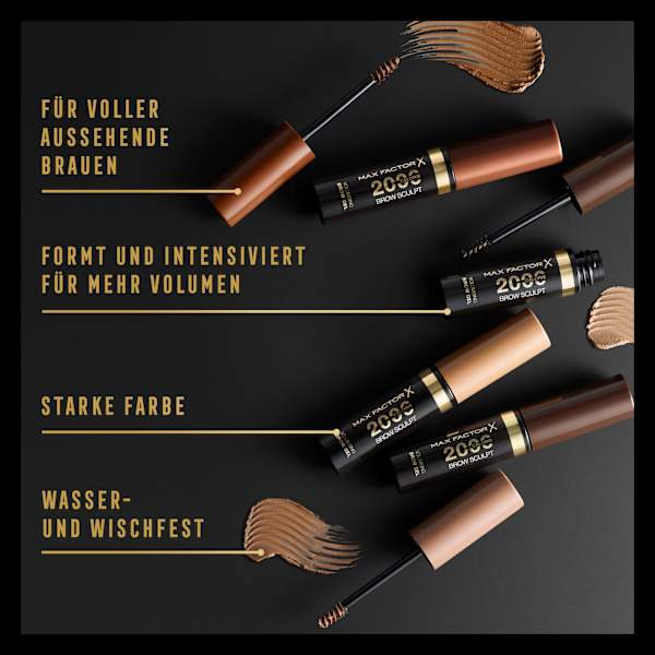 Augenbrauengel 2000 Calorie 04 Black Brown MAX FACTOR