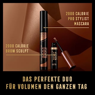Augenbrauengel 2000 Calorie 04 Black Brown MAX FACTOR