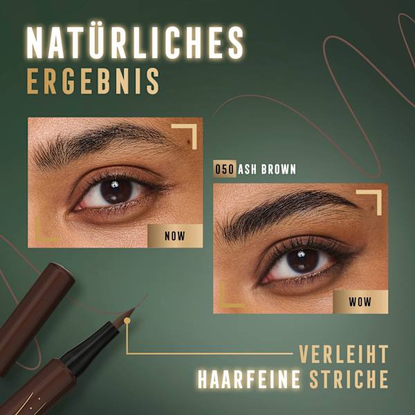 Augenbrauenstift Micro Marker 050 Ash Brown MAX FACTOR