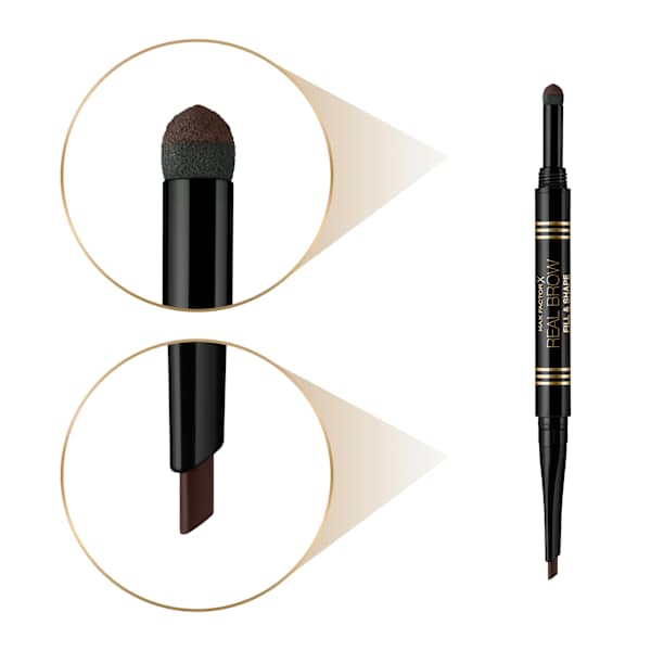 Augenbrauenstift Real Brow Fill & Shape 004 Deep Brown MAX FACTOR