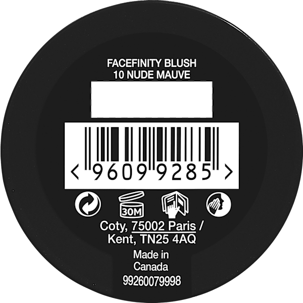 Blush Facefinity 010 Nude Mauve MAX FACTOR
