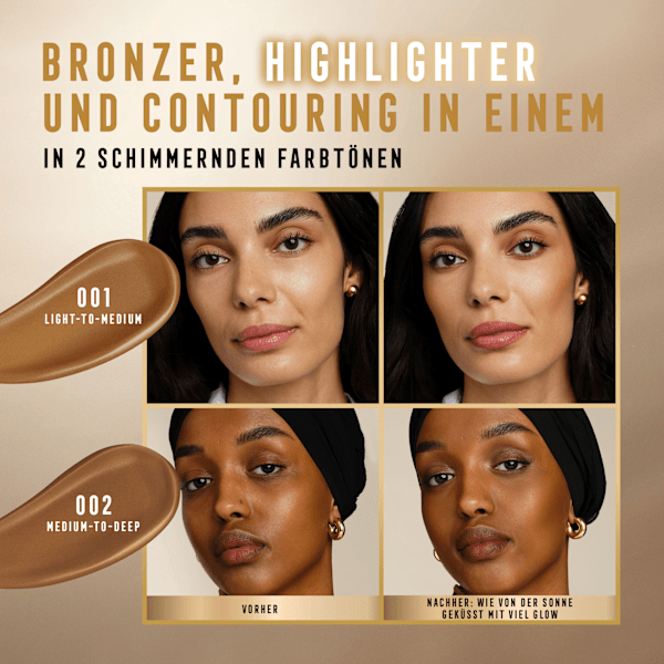 Bronzer Miracle Pure Golden Glow 002 Medium To Deep MAX FACTOR