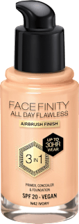 Foundation Facefinity All Day Flawless LSF 20, 42 Ivory MAX FACTOR