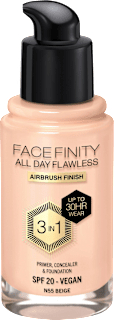 Foundation Facefinity All Day Flawless LSF 20, 55 Beige MAX FACTOR
