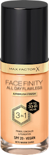 Foundation Facefinity All Day Flawless LSF 20, 70 Warm Sand MAX FACTOR