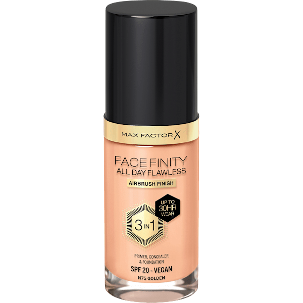 Foundation Facefinity All Day Flawless LSF 20, 75 Golden MAX FACTOR