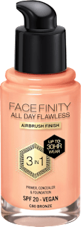 Foundation Facefinity All Day Flawless LSF 20, 80 Bronze MAX FACTOR