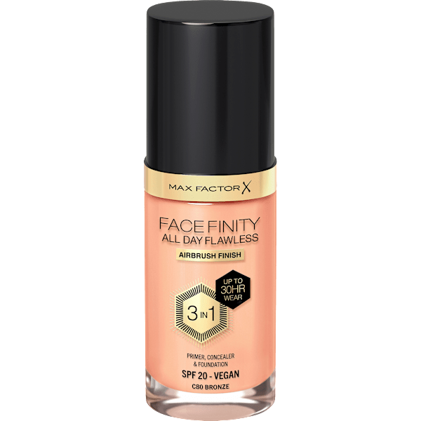 Foundation Facefinity All Day Flawless LSF 20, 80 Bronze MAX FACTOR