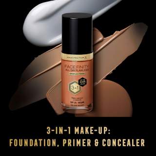 Foundation Facefinity All Day Flawless LSF 20, 82 Deep Bronze MAX FACTOR