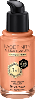 Foundation Facefinity All Day Flawless LSF 20, 82 Deep Bronze MAX FACTOR