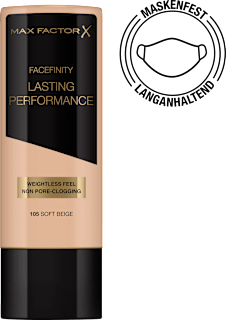 Foundation Facefinity Lasting Performance 105 Soft Beige MAX FACTOR